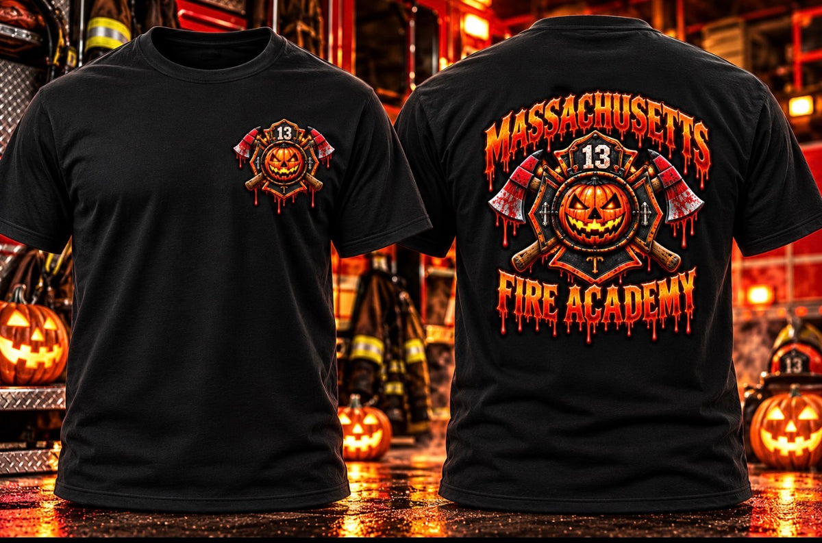 Massachusetts Fire Academy Halloween T-shirt 2