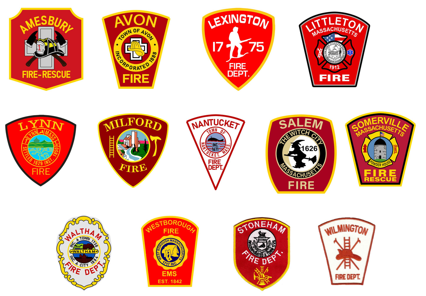 Department Window Decals 331