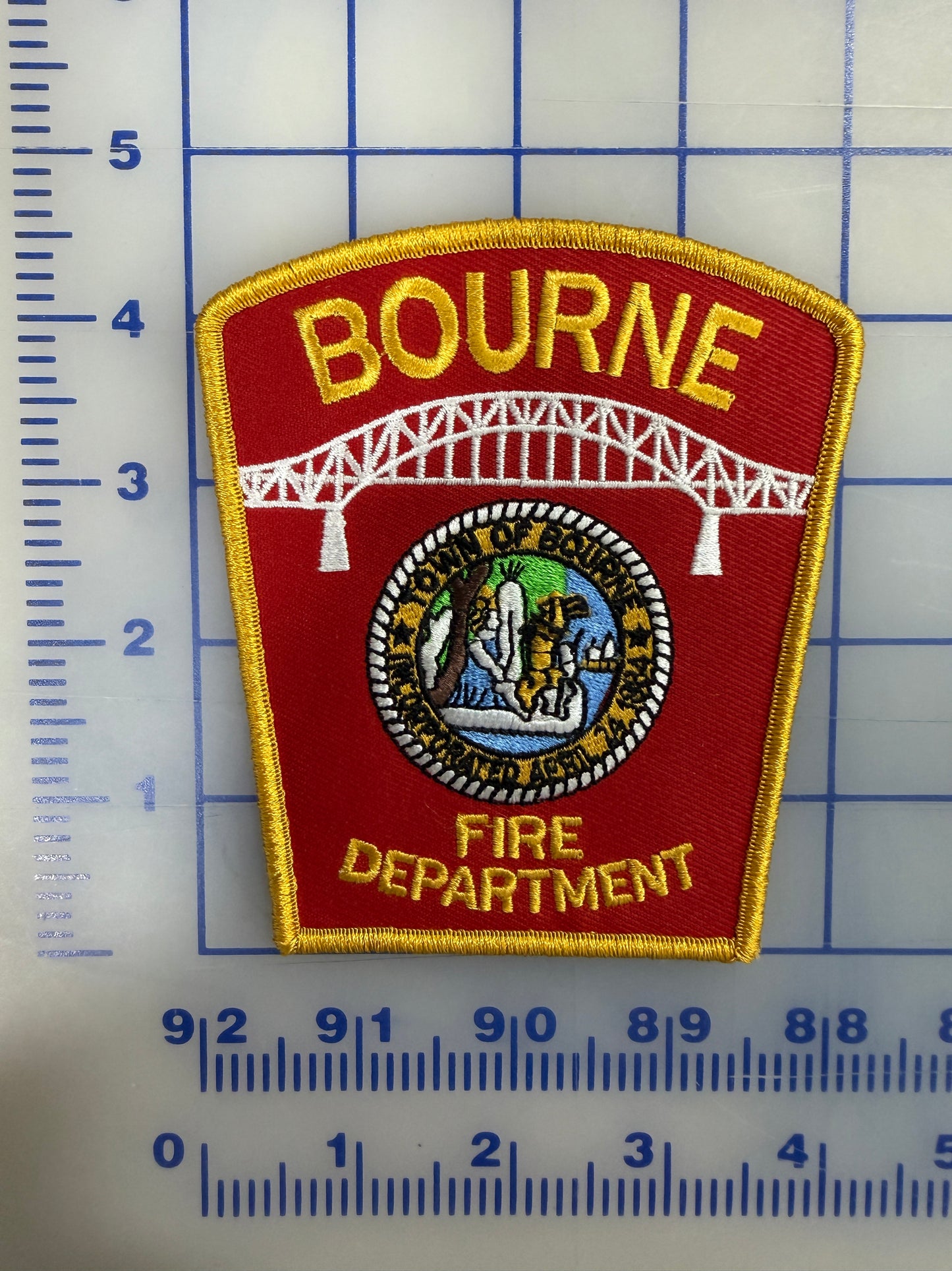 Bourne, MA Fire Department Patch
