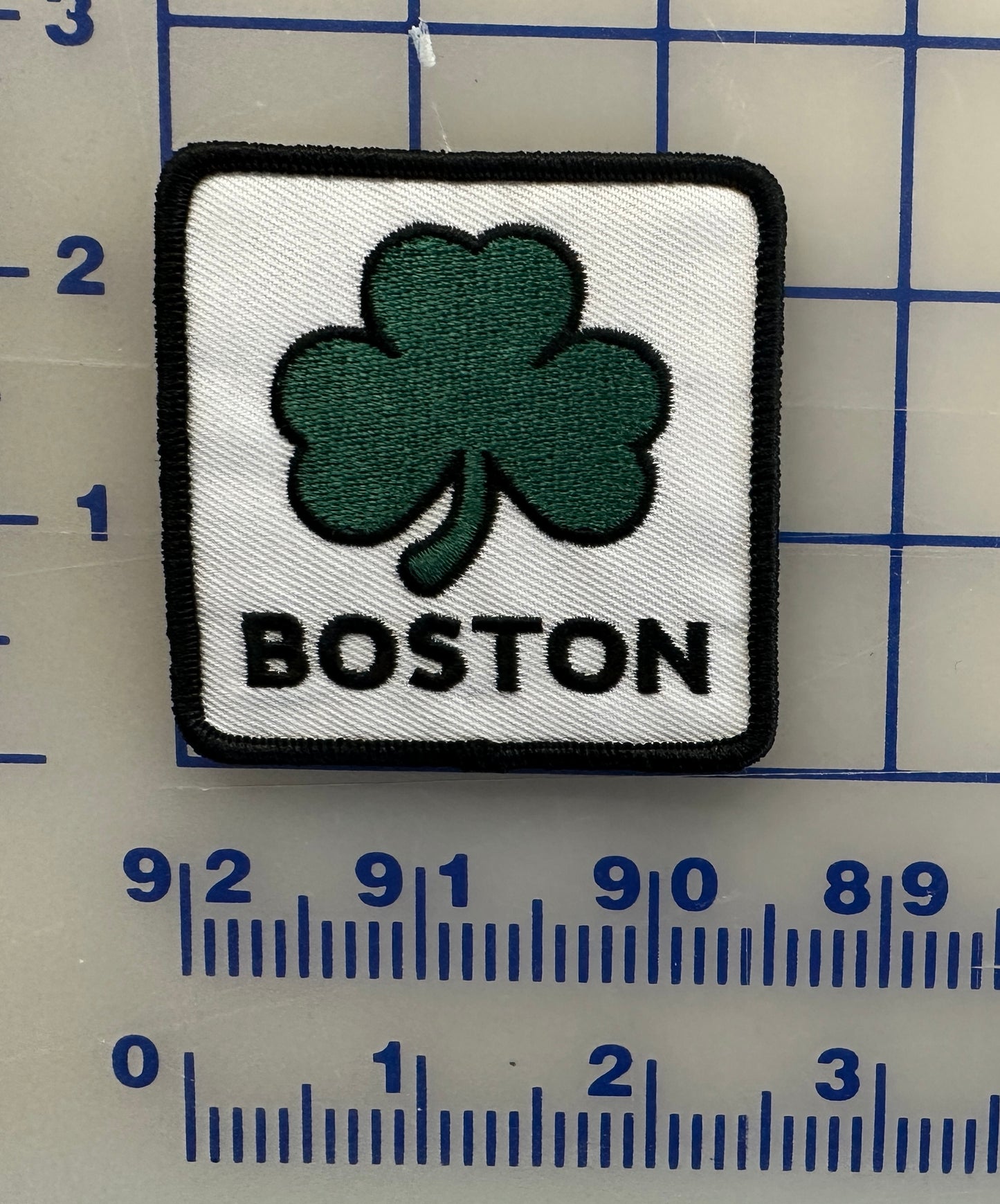 Boston Irish Shamrock Patch