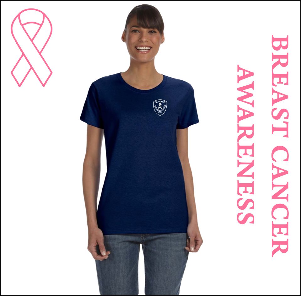 Franklin Fire Men's Breast Cancer Shirts