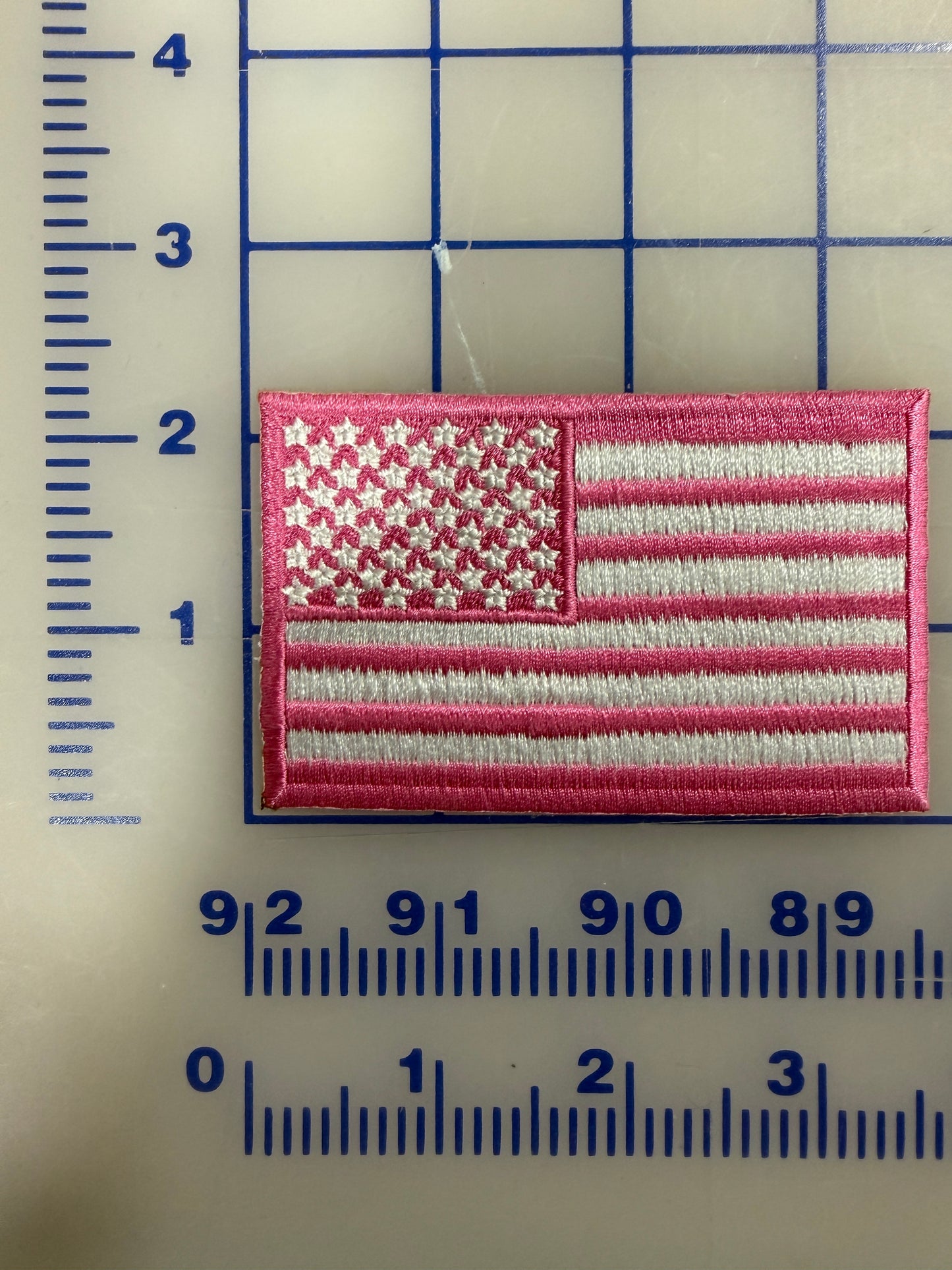 Pink/White Flag Patch