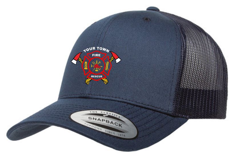 Adult Retro Trucker Cap Navy