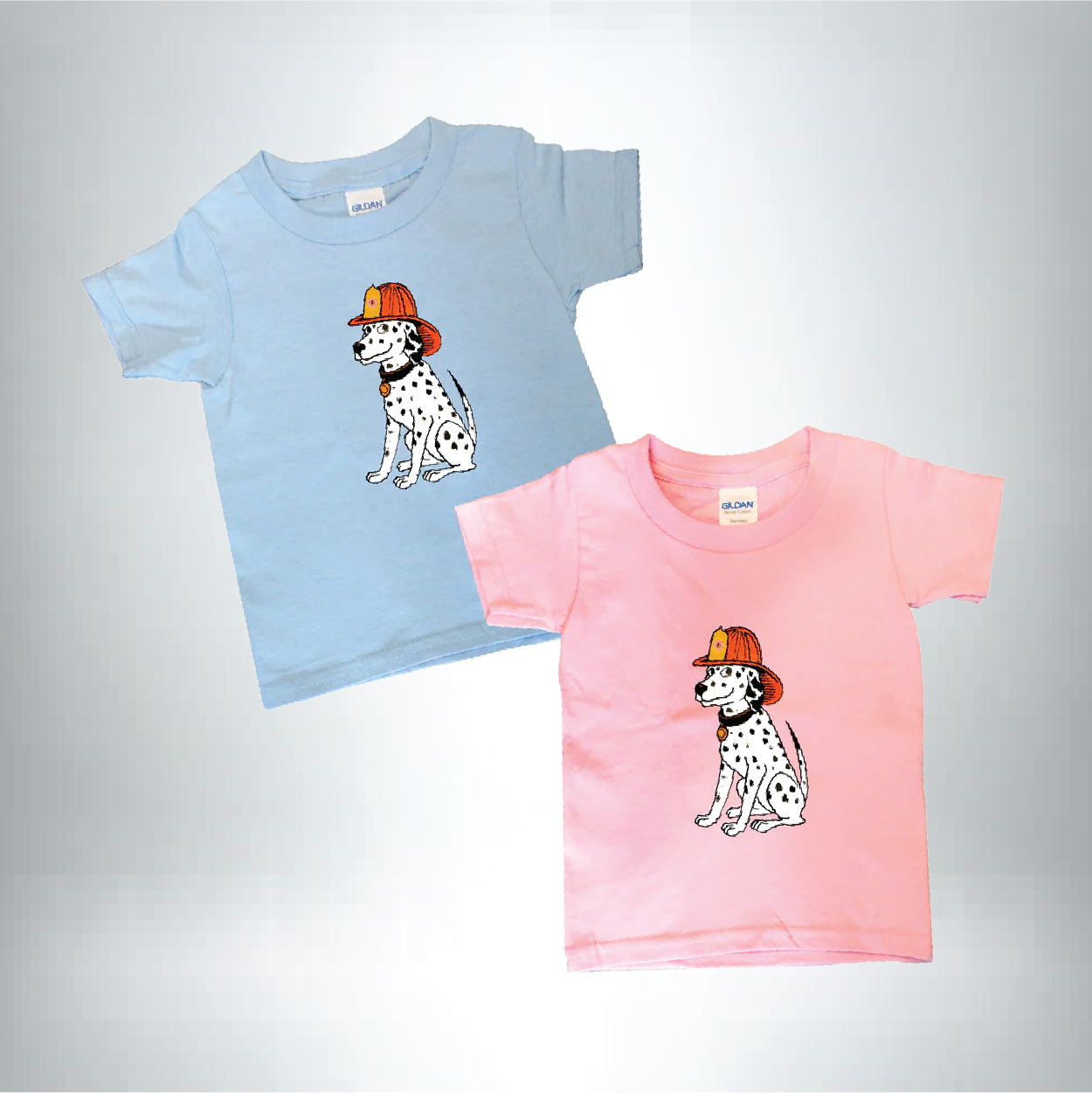 Dalmatian Fire Dog Toddler Tee
