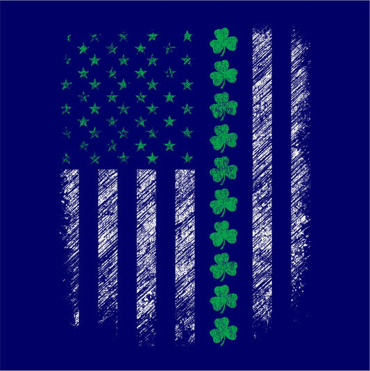 Distressed Shamrock Flag FA11