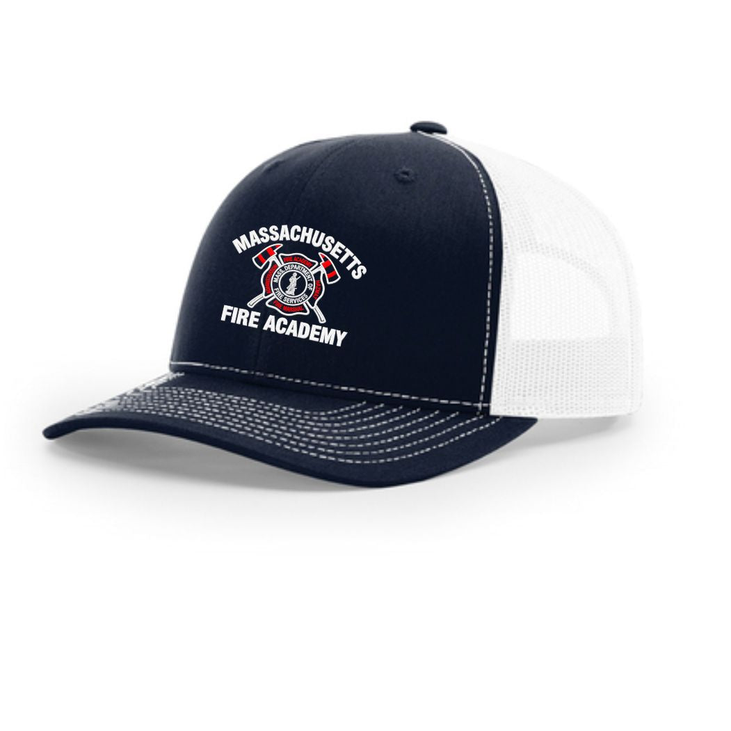 Custom Richardson 112 Department Snapback Hat (Navy/White)