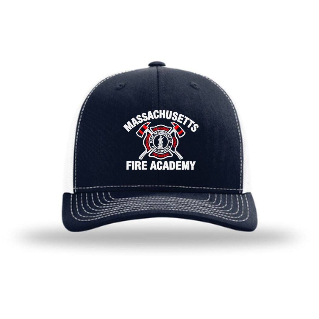 Custom Richardson 112 Department Snapback Hat (Navy/White)