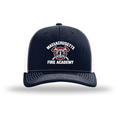 Custom Richardson 112 Department Snapback Hat (Navy/White)