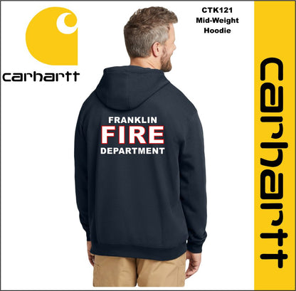 Franklin Fire Carhartt Mid-Weight Hoodie CTK121