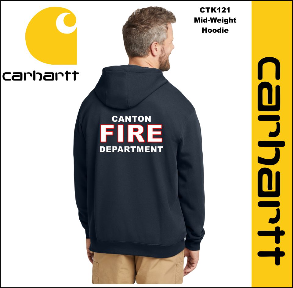 Canton Fire Carhartt Mid-Weight Hoodie CTK121 (Copy)