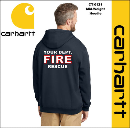 Fire Carhartt Mid-Weight Hoodie CTK121 Mass