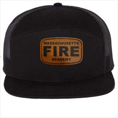 7 Panel Leather Patch Trucker Hat
