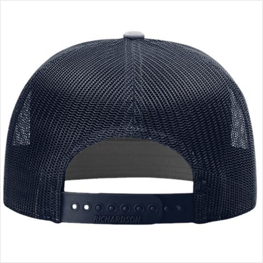 7 Panel Leather Patch Trucker Hat
