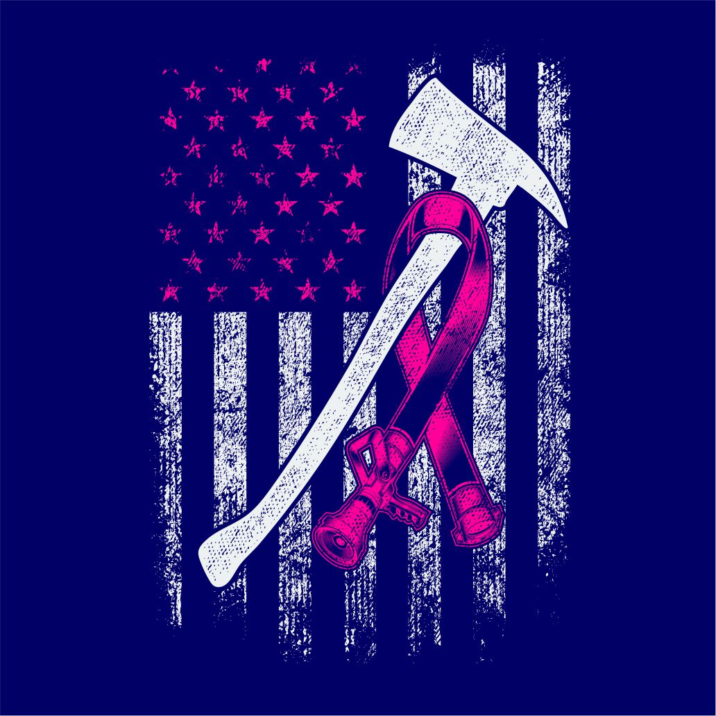 Thin Red Line Breast Cancer Hoodie