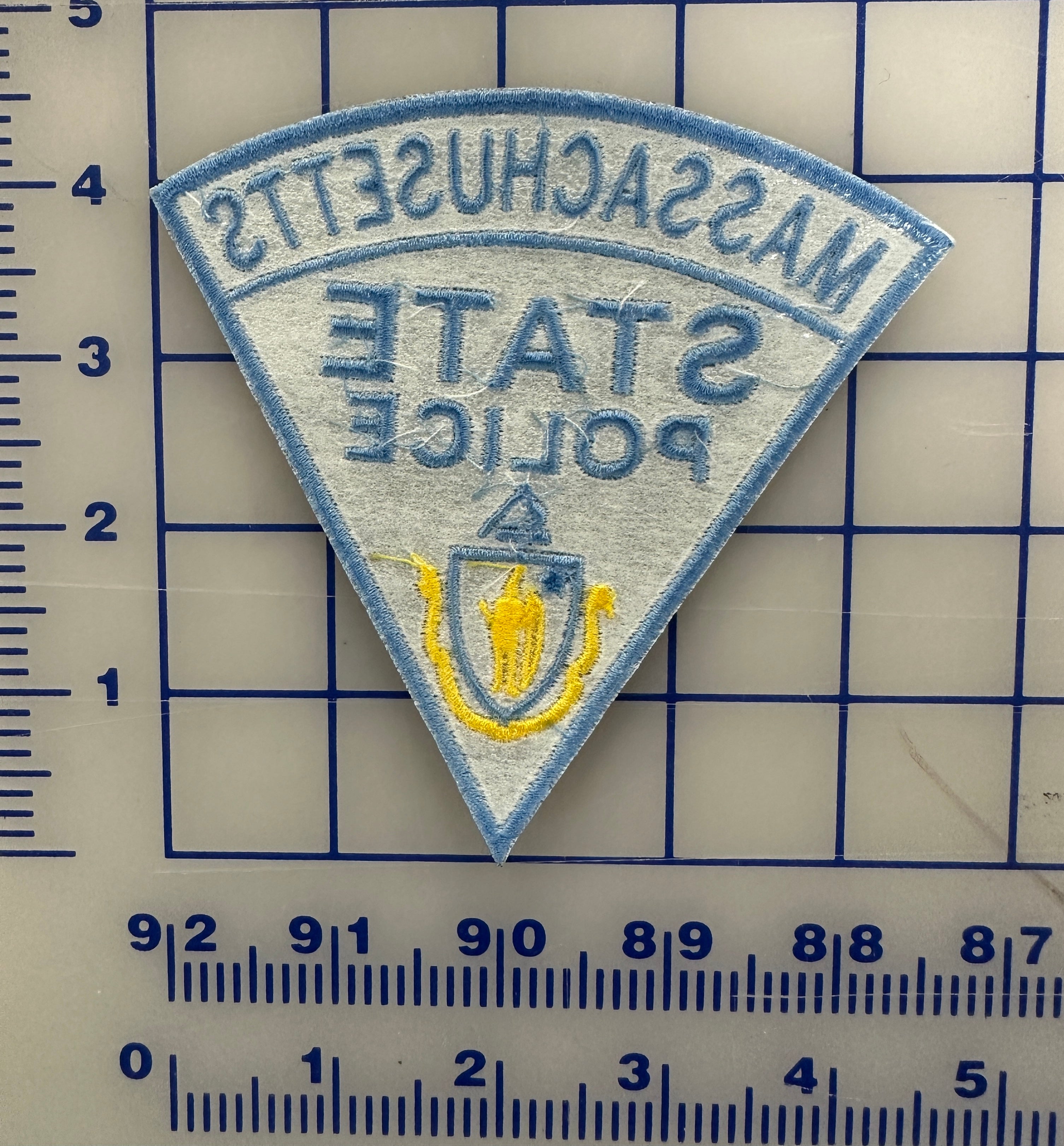 Mass State Police Shoulder Patch – Massachusetts Fire Academy