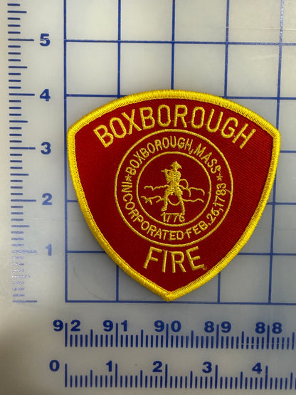 Boxborough, MA Fire Department Patch