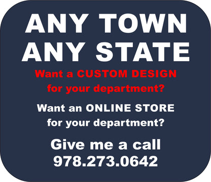 Custom PATRIOTIC FIRE Station T-Shirt