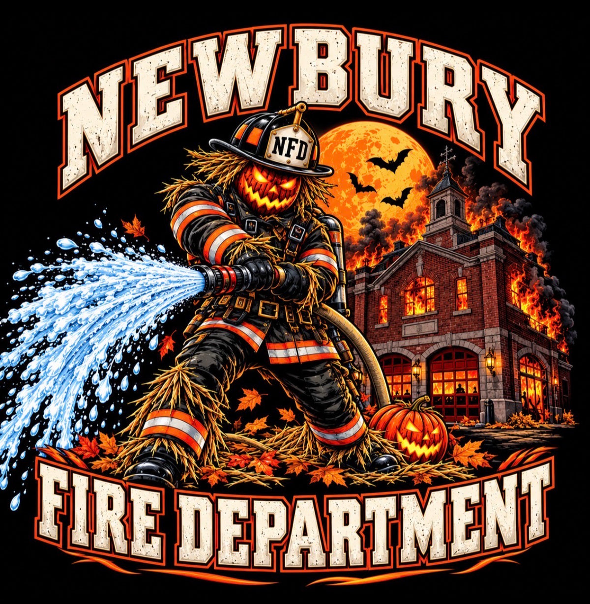 Newbury Fire Halloween T-shirt