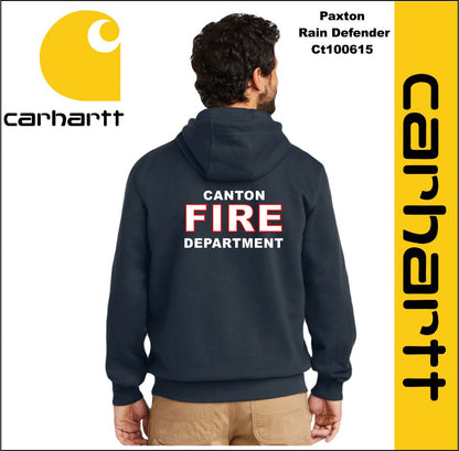 Canton Fire Carhartt Rain Defender Hoodie CT100615