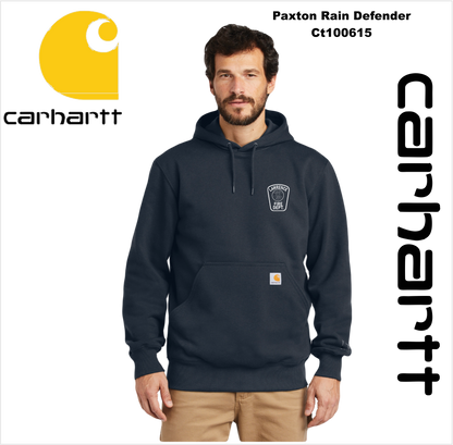 Lawrence Fire Carhartt Paxton Rain Defender Heavy Hooded Sweatshirt 100615