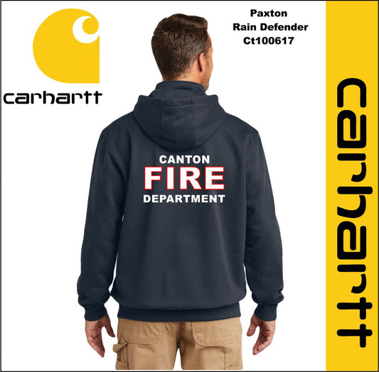 Devens Fire Carhartt Rain Defender 1/4 Zip Ct100617