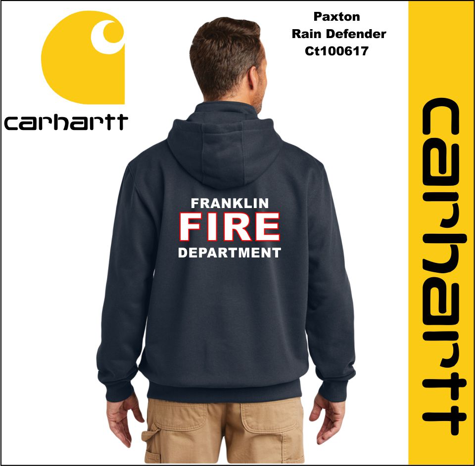 Franklin Fire Carhartt Rain Defender 1/4 Zip Ct100617