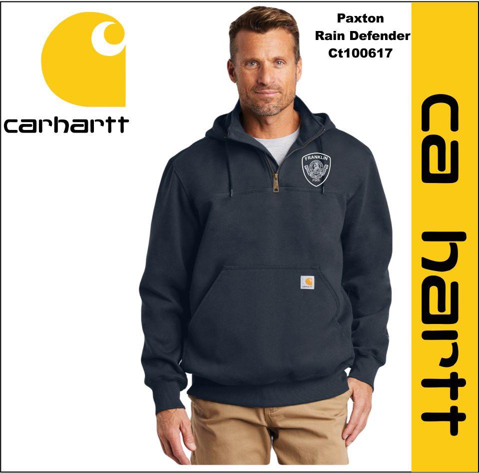 Franklin Fire Carhartt Rain Defender 1 4 Zip Ct100617