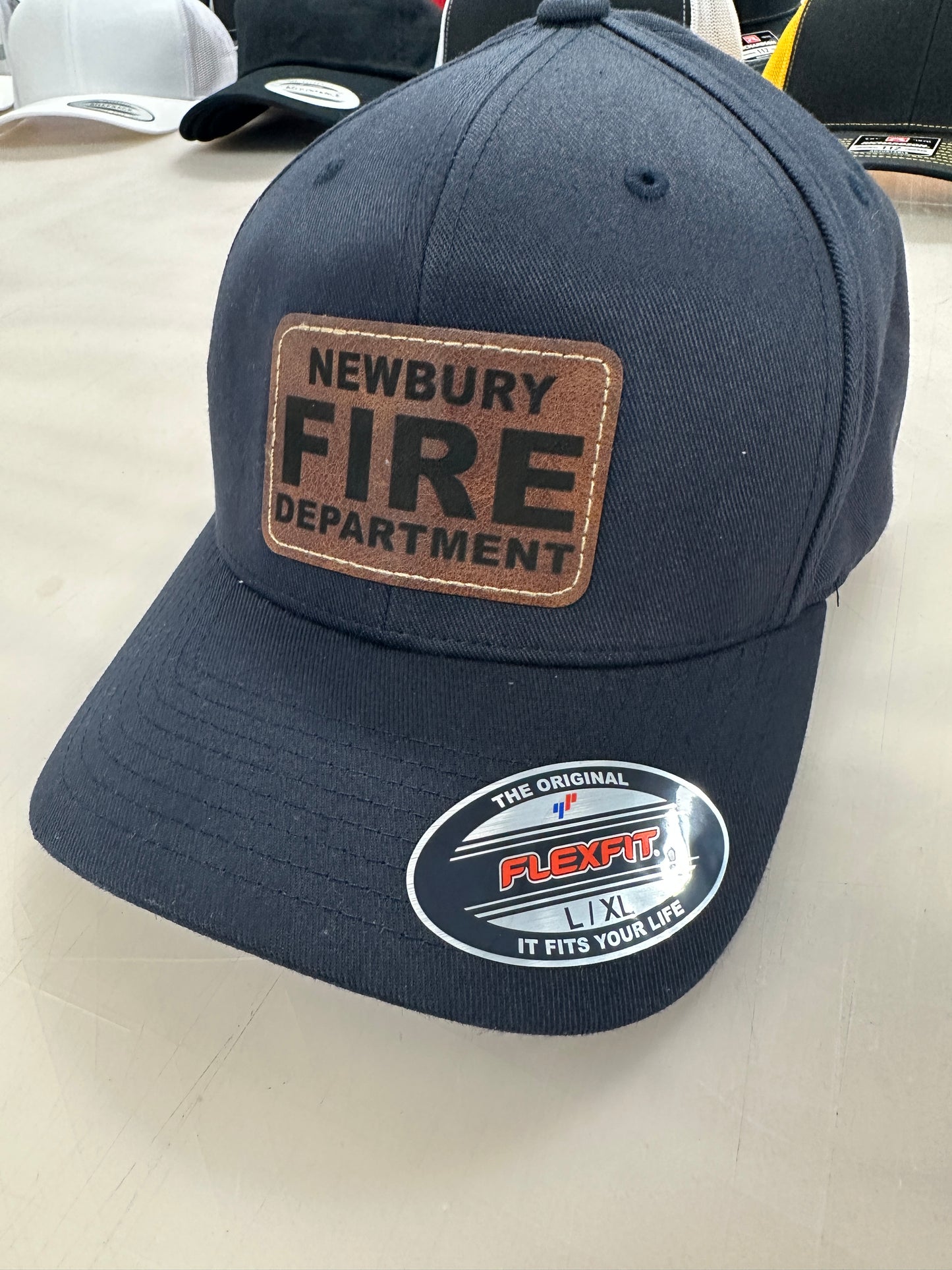 Newbury Fire Leather Patch Hats