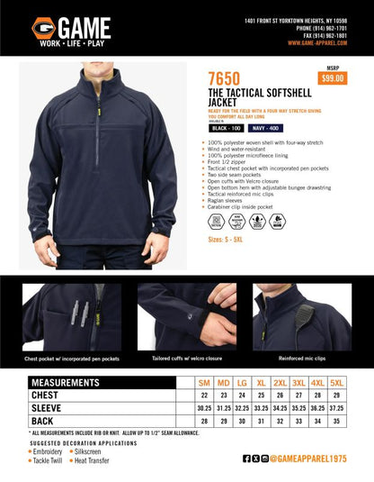 Game Tactical Softshell Jacket