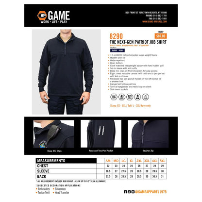 Game Next-Gen Patriot Job Shirt