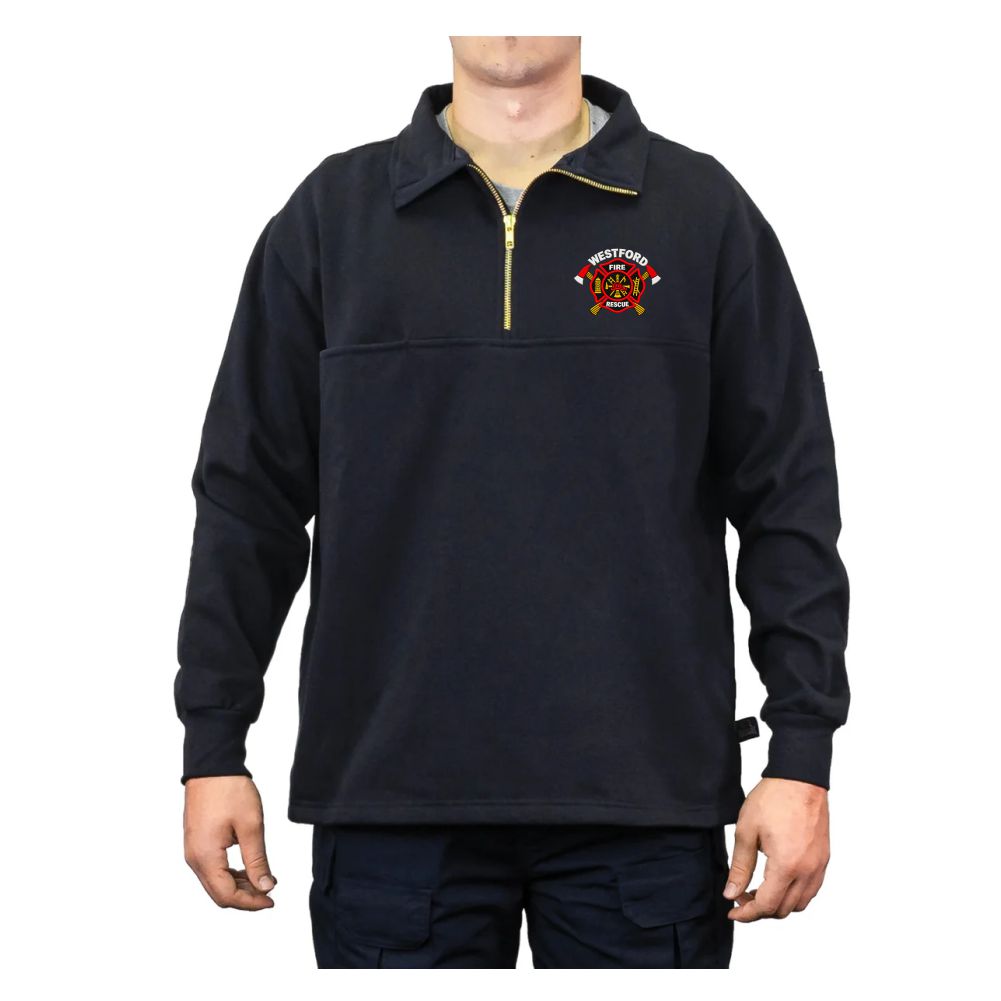 55 Custom Department Game Patriot Open Bottom Response Shirt