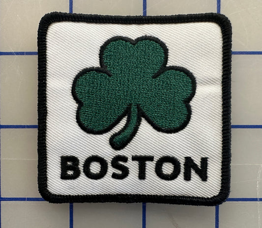 Boston Irish Shamrock Patch