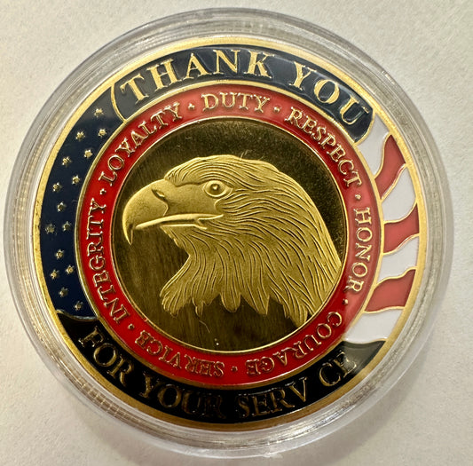 Thank You Challenge Coin