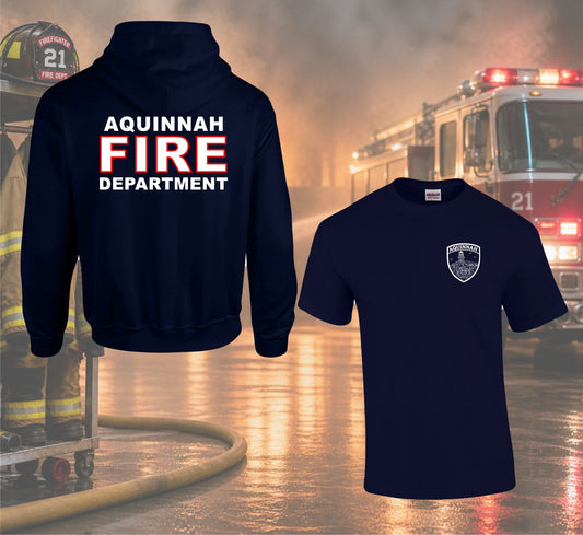 Aquinnah Massachusetts Fire Department T-Shirt & Hoodie