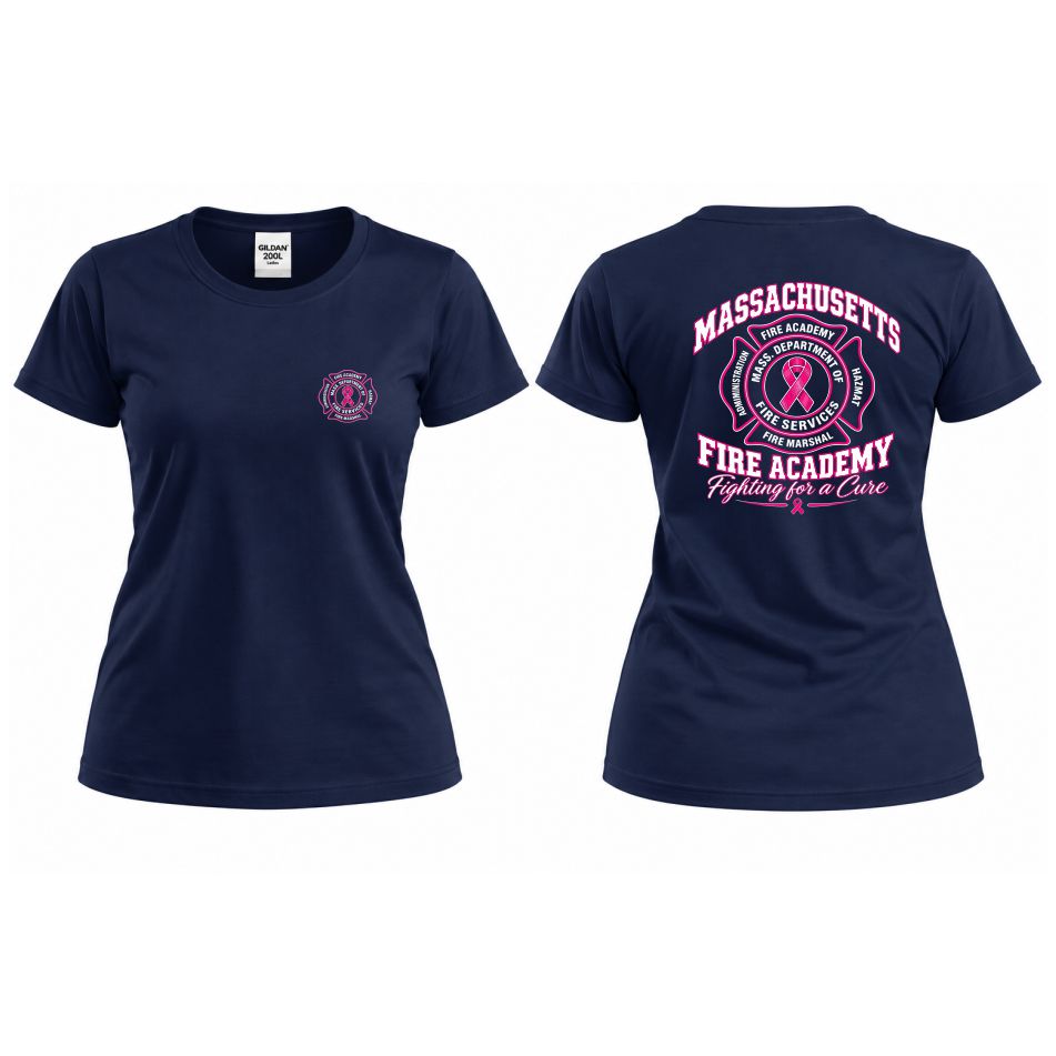 Mass Fire Academy Breast Cancer Tees and Hoodies