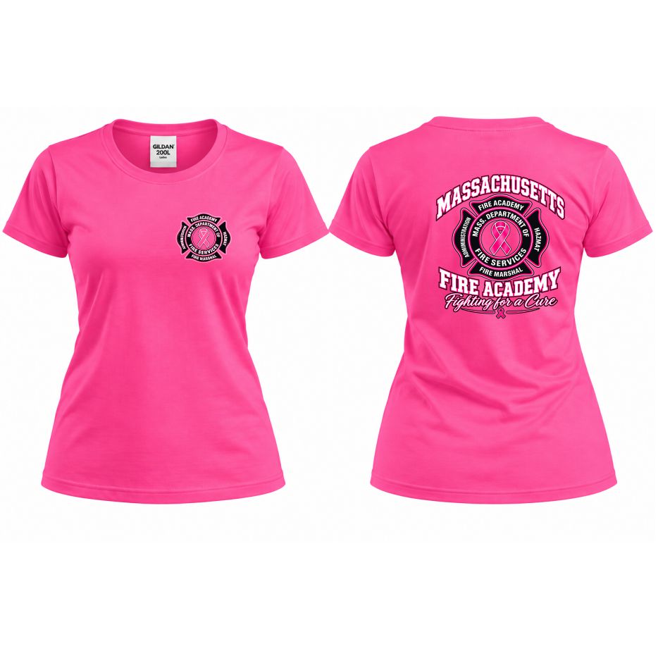 Mass Fire Academy Breast Cancer Tees and Hoodies