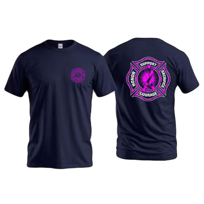 Mass Fire Academy Maltese Cross Breast Cancer Tee (Copy)