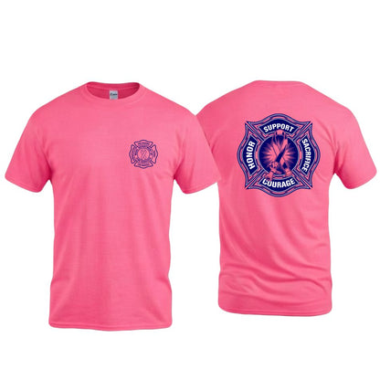 Mass Fire Academy Maltese Cross Breast Cancer Tee (Copy)