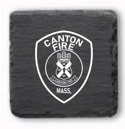 Canton Fire Slate Coasters