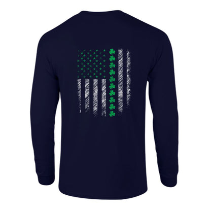 Custom Distressed Shamrock Flag T's & Hoodies