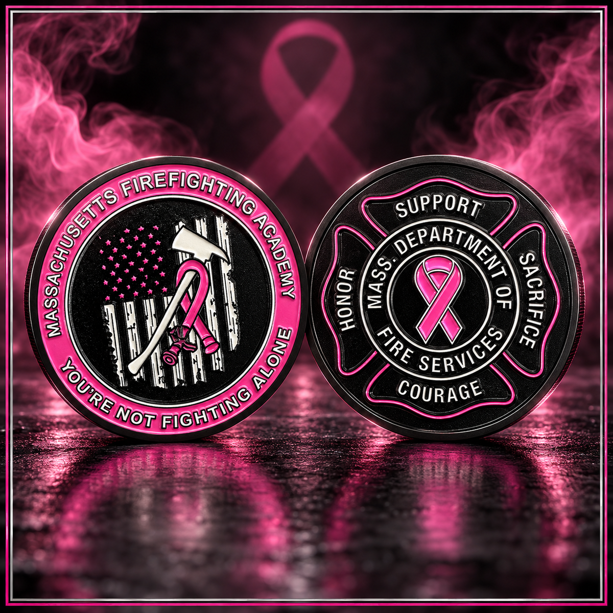 Breast Cancer Challenge Coin