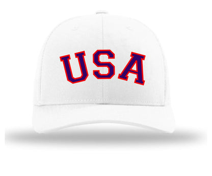 White USA Hat