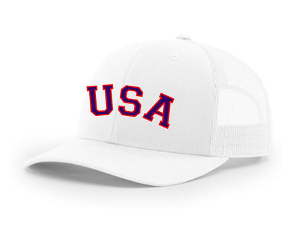 White USA Hat