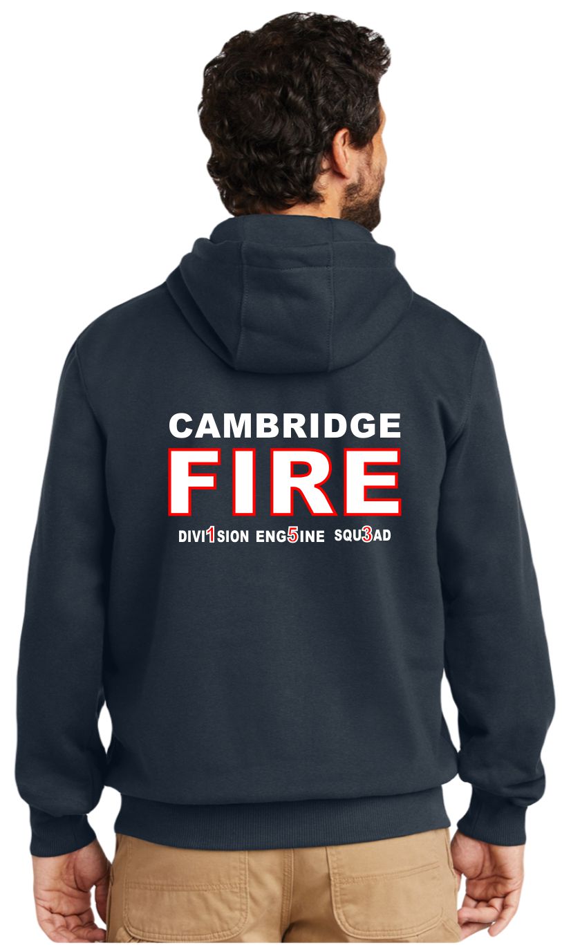 Cambridge Fire Carhartt Hoodie 2005