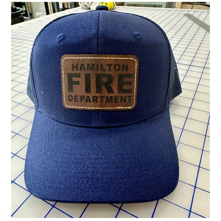 Laser Marked Leather Patch Hat