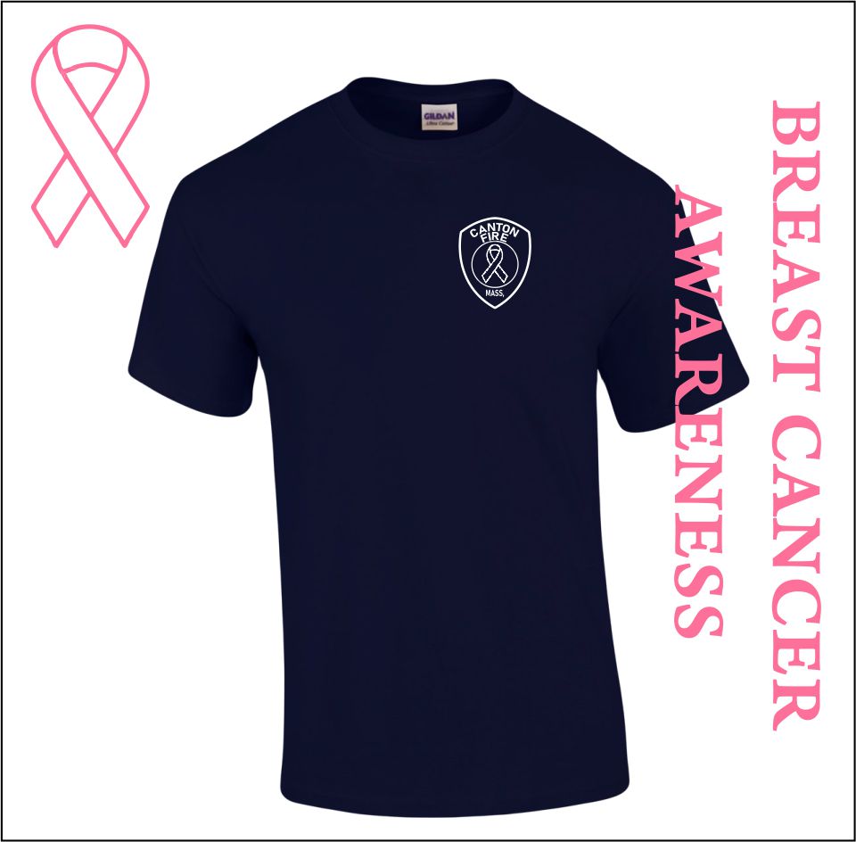 Canton Fire Men's Breast Cancer Shirts