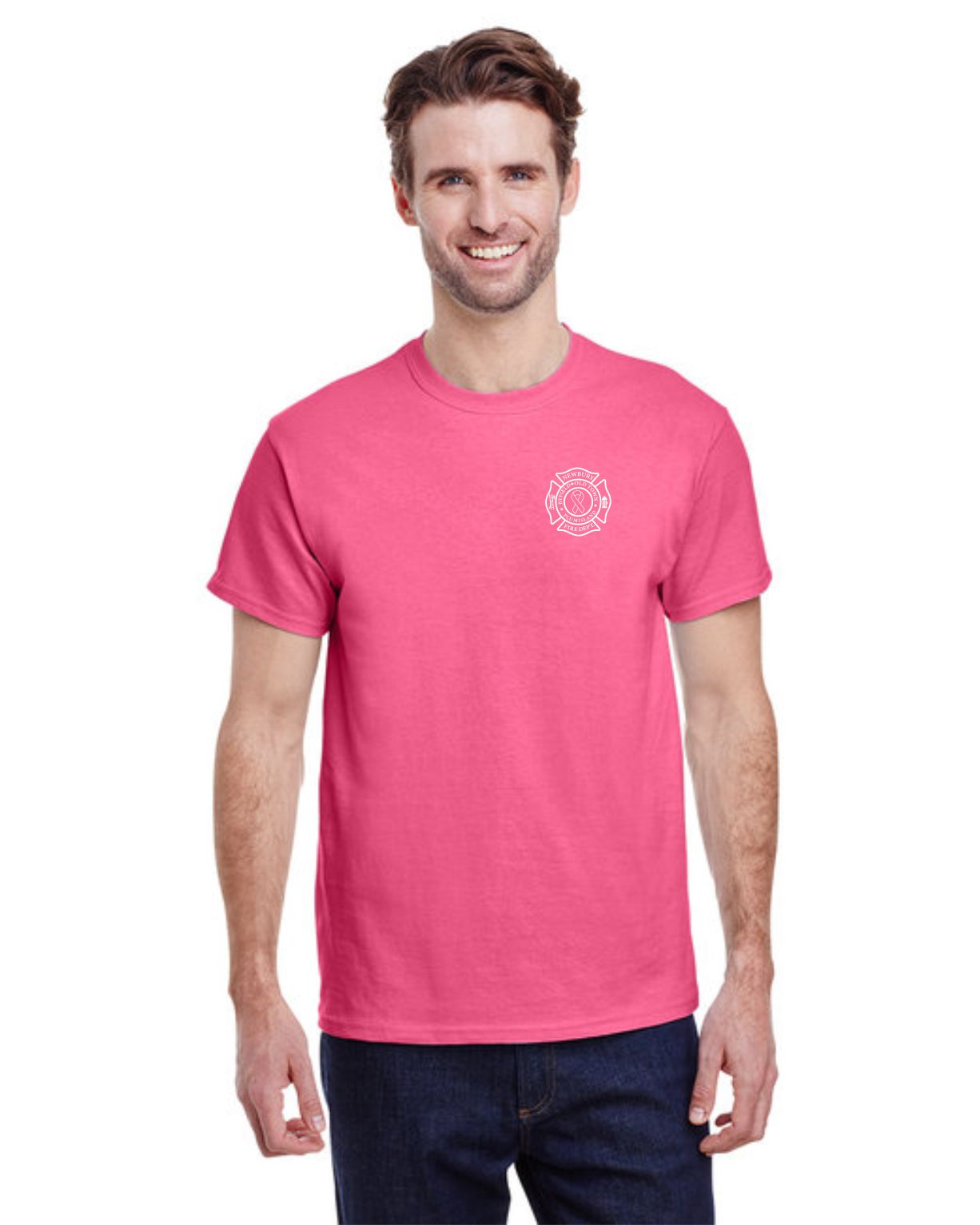 Men's Newbury Fire Breast Cancer Shirt