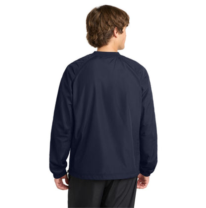 Massachusetts Fire Academy Sport-Tek® V-Neck Raglan Wind Shirt
