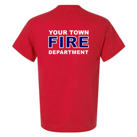 Custom Red Cotton Tee
