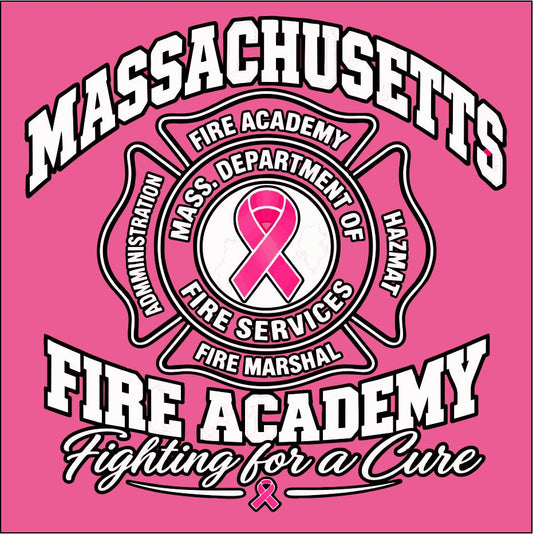 Massachusetts Fire Academy Breast Cancer T-Shirt